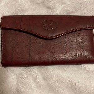 Burgundy wallet